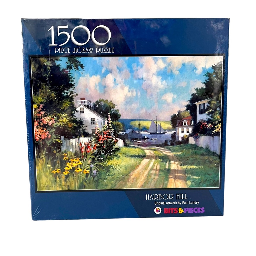 Bits & Pieces Harbor Hill 1500 Piece NIB Puzzle
